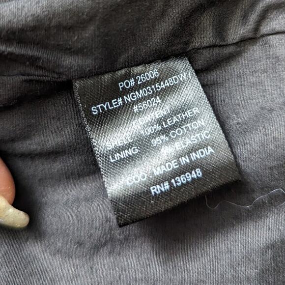 Nasty Gal Black Leather Suede Sleeveless Mini Dress Long Fringe Mesh Back Small - Picture 7 of 14